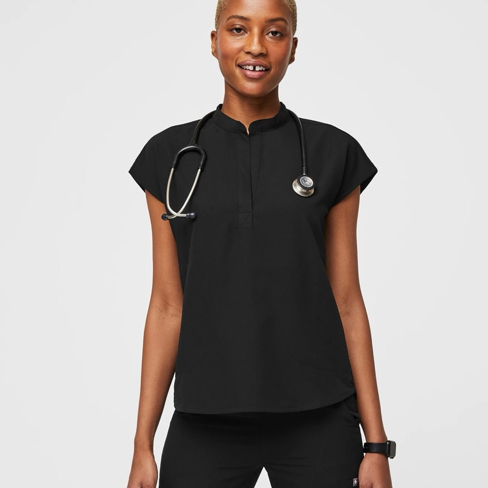 Figs Black Women's Blouse